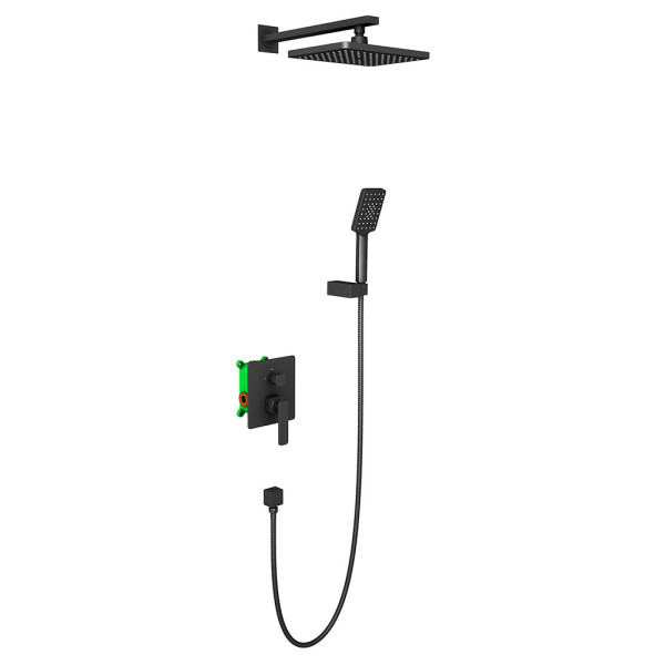 Душевая система Timo Torne черная внешняя часть внутреняя часть (SX-4319/03SM)