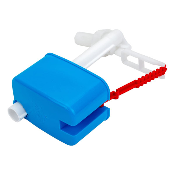 Арматура для смывного бачка АНИ (боковой подвод 1/2" (пластик), 1-уровень, кнопка мет. эконом) АНИ пласт (WC6050M)