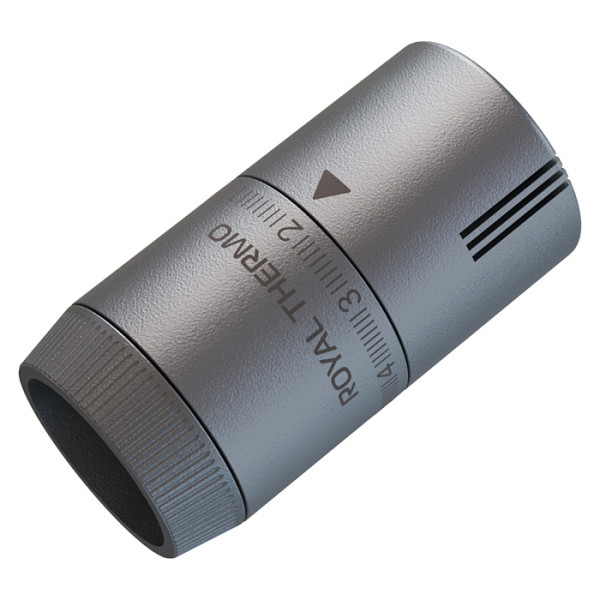 Головка термостатическая М30х1,5 Royal Thermo Design жидкостная (серебристая) (RATHDN13015SS) Головка термостатическая М30х1,5 Royal Thermo Design жидкостная (серебристая) (RATHDN13015SS)