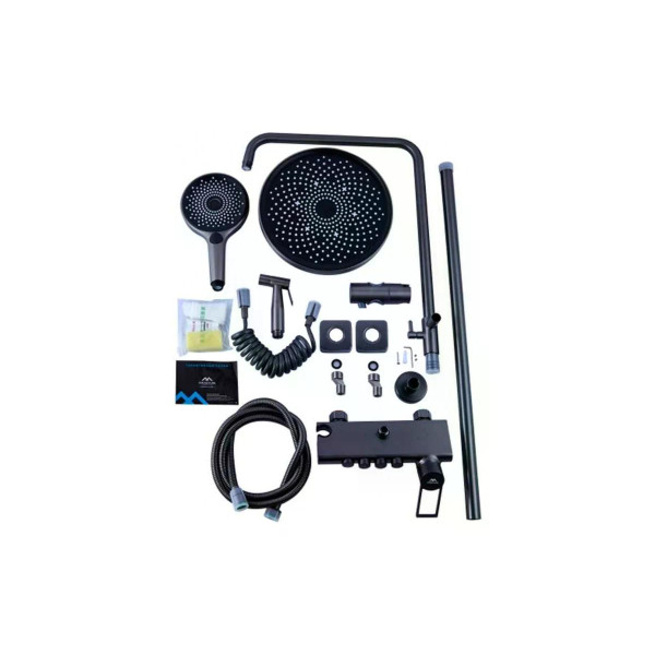 Душевая система Fashun с гигиенической лейкой графит (A2483-17) Душевая система Fashun с гигиенической лейкой графит (A2483-17)