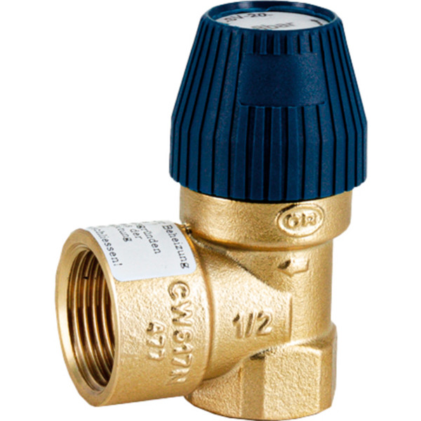 Клапан предохранительный для систем водоснабжения Stout 1/2x3/4" 6 бар (SVS-0030-006015)