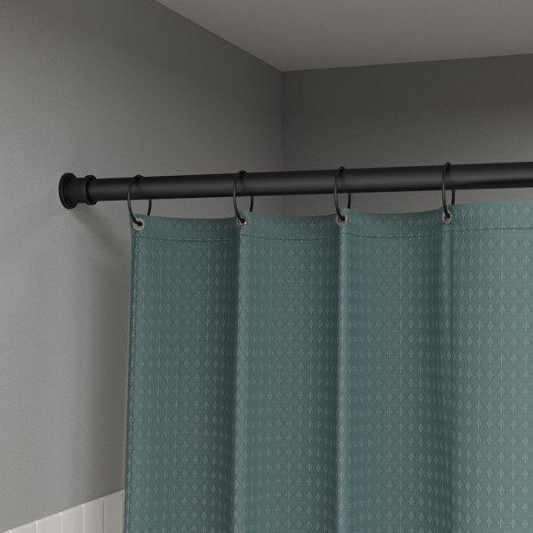 Карнизы для ванны Iddis Elegante 110-200 см черный (RSB0120i14)