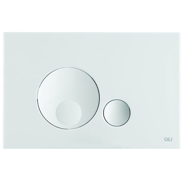 Клавиша смывная Oli Globe белый (152949) Клавиша смывная Oli Globe белый (152949)