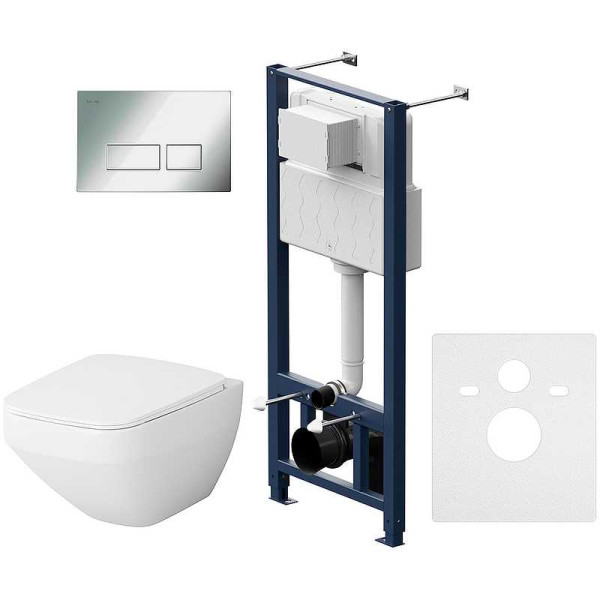 Комплект инсталляция с унитазом и клавишей AM.PM Inspire 2.0 (IS47051.50A1700) Комплект инсталляция с унитазом и клавишей AM.PM Inspire 2.0 (IS47051.50A1700)