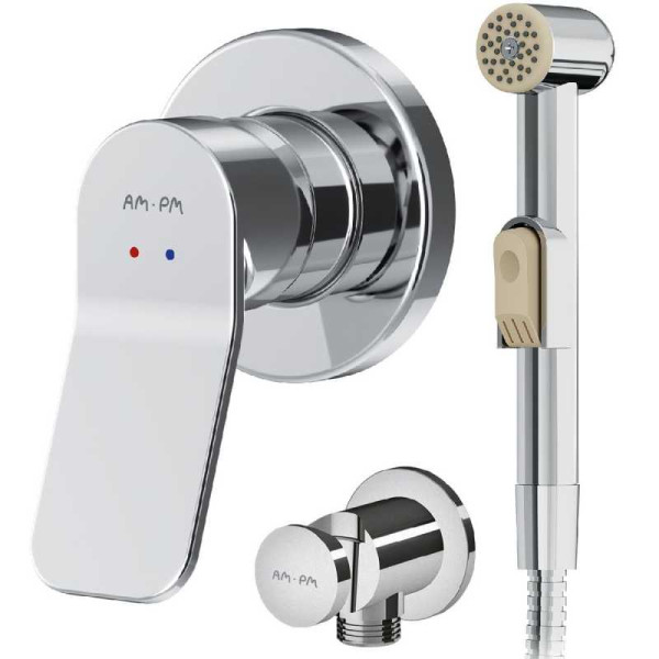 Смеситель для душа AM.PM X-Joy c гигиенической лейкой (F40H85A00) Смеситель для душа AM.PM X-Joy c гигиенической лейкой (F40H85A00)