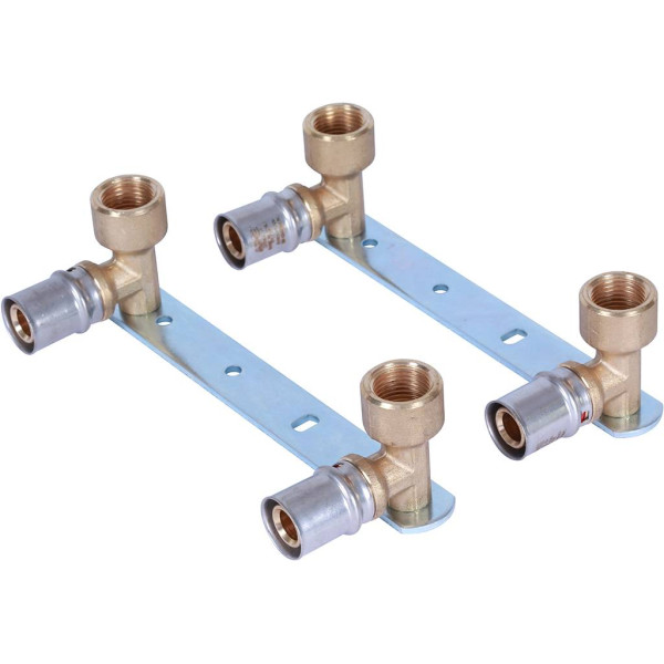 Водорозетка двойная 20x1/2" Stout (пресс) (SFP-0013-001220) Водорозетка двойная 20x1/2" Stout (пресс) (SFP-0013-001220)