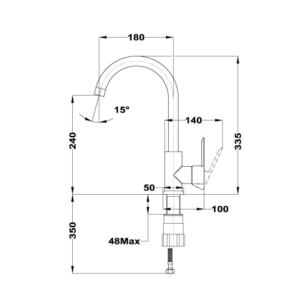 Смеситель для кухни Teka Petra Petra 819156210