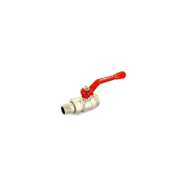 Кран 3/4" шаровый со сгоном Uni-Fitt Etalon (ГОСТ, красная ручка) 113L3000 Кран 3/4" шаровый со сгоном Uni-Fitt Etalon (ГОСТ, красная ручка) 113L3000