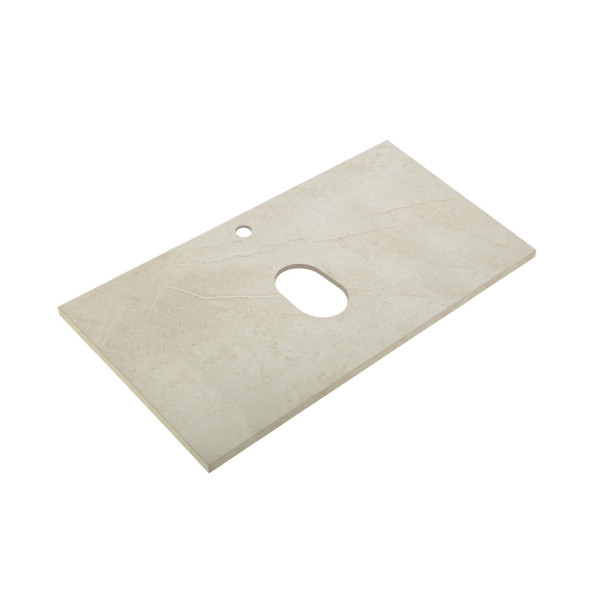 Столешница Cezares 80x46 Marmo Crema Opaco (KEP-80-MCO)