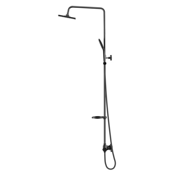 Душевая система Swedbe с Swedbe Hermes термостатическим смесителем для душа черный (5144B)