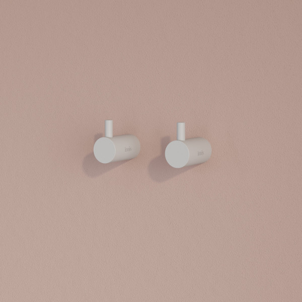 Крючок одинарный комплект сплав металлов Petite белый матовый Iddis (PET2WT2i41)