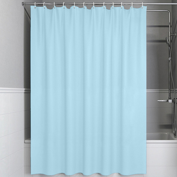 Шторка для ванн текстильная Iddis Promo 180x200 голубая (P07PE18i11)