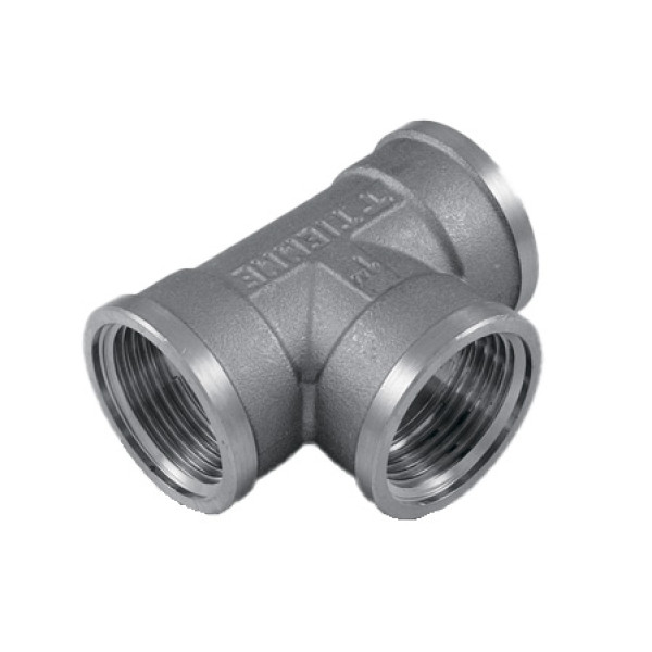 Тройник 3/8" Tiemme (никель) 1500409 / 1570N030303