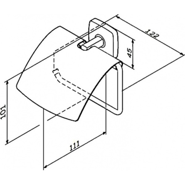 Держатель для туалетной бумаги AM.PM Gem (A90341400) Держатель для туалетной бумаги AM.PM Gem (A90341400)