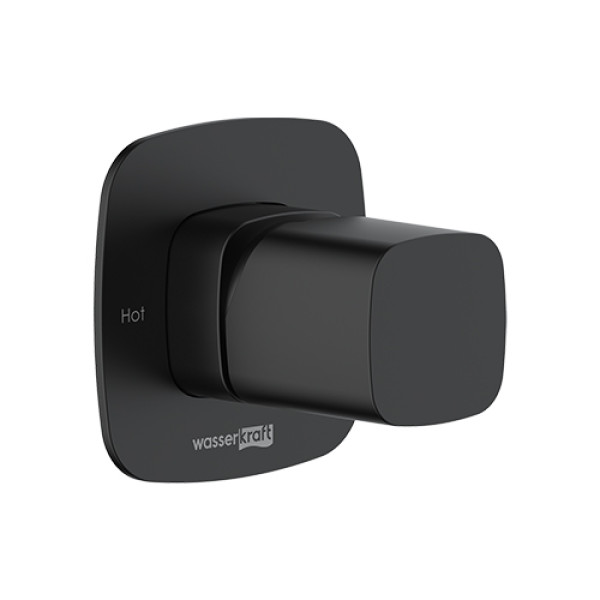 Смеситель для душа встраиваемый WasserKRAFT черный матовый (9151)