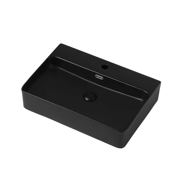 Раковина накладная ABBER Rechteck 61x42 черная (AC2201MB) Раковина накладная ABBER Rechteck 61x42 черная (AC2201MB)