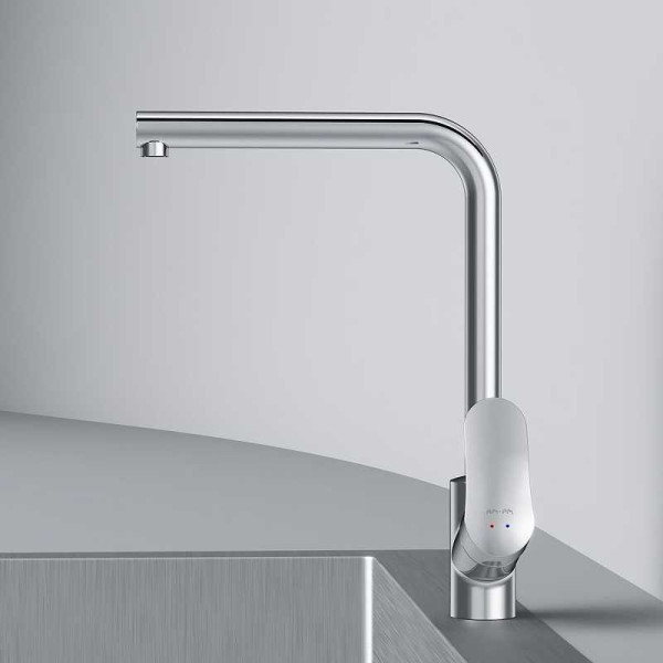 Смеситель для кухни AM.PM Like L-образный излив, хром (F8005000)