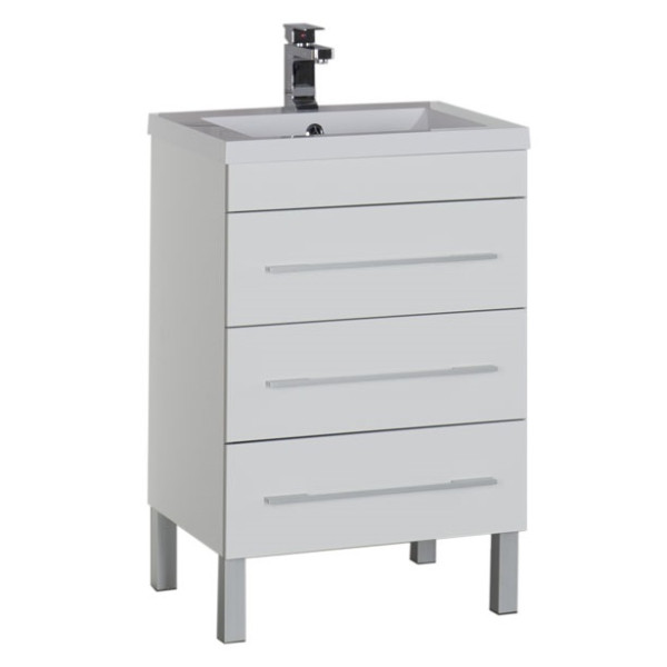 Тумба под раковину Aquanet Верона 58 480х570х832 3 ящика, белая (178253) Тумба под раковину Aquanet Верона 58 480х570х832 3 ящика, белая (178253)