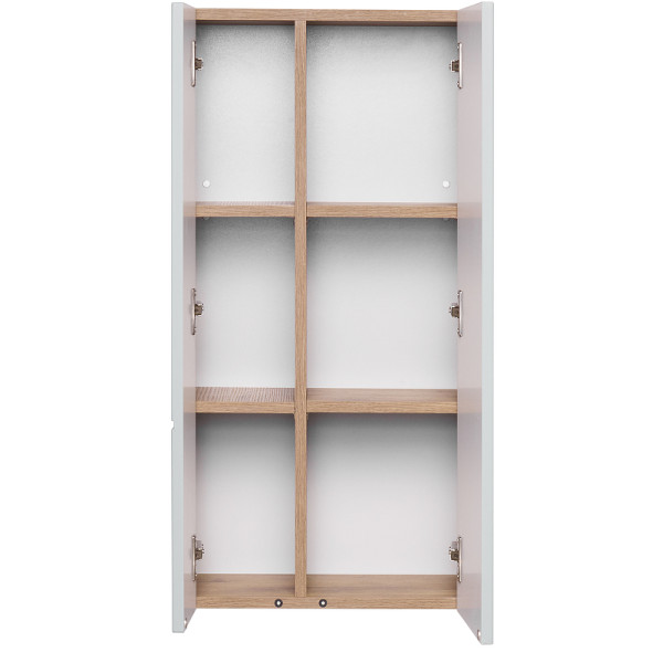 Шкафчик Мишель Дуб Рустикальный/Фьорд NEW (1A243903MIX30)