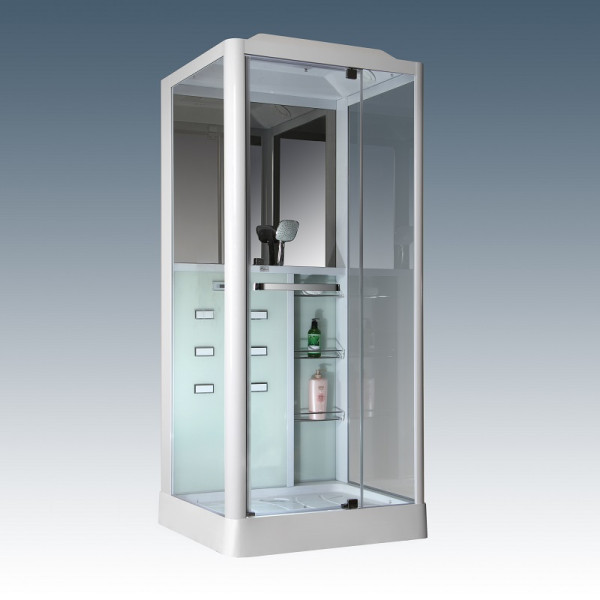 Душевая кабина Loranto Selak 100x90 стекло прозрачное, профиль белый (00054490) Душевая кабина Loranto Selak 100x90 стекло прозрачное, профиль белый (00054490)