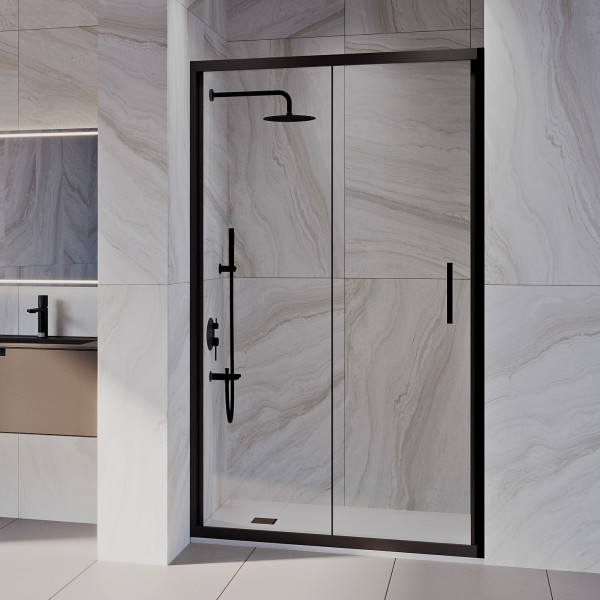 Душевая дверь RGW Passage 90x190 стекло , профиль черный (06082109-14)