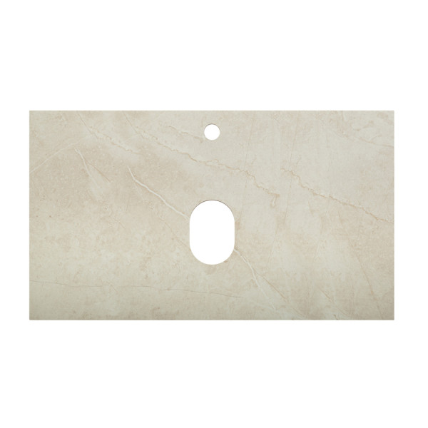 Столешница Cezares 80x46 Marmo Crema Opaco (KEP-80-MCO)