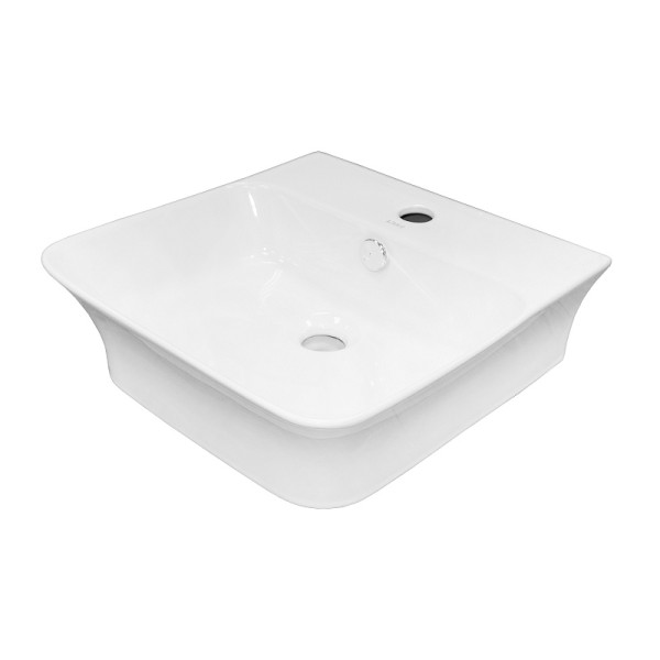 Раковина накладная Azario 41x41x12,5 белая (AZ-2257)