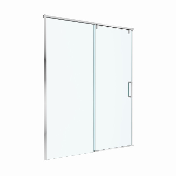 Душевая дверь BelBagno Soft Close-1 160x200 стекло прозрачное, профиль хром глянцевый (SOFT_CLOSE-1-BF-1-160-C-Cr)