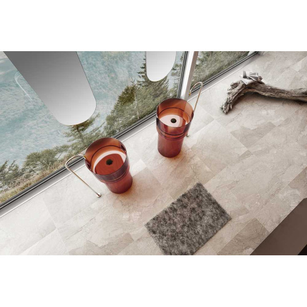 Раковина напольная ABBER Kristall 45x45 коричневая (AT2701Opal) Раковина напольная ABBER Kristall 45x45 коричневая (AT2701Opal)