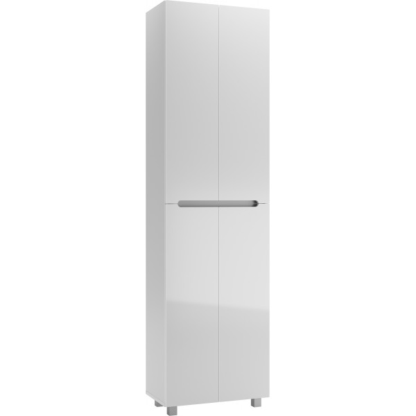 Пенал напольный 55 Аура без ящика Айсберг Домино (DA2501P)