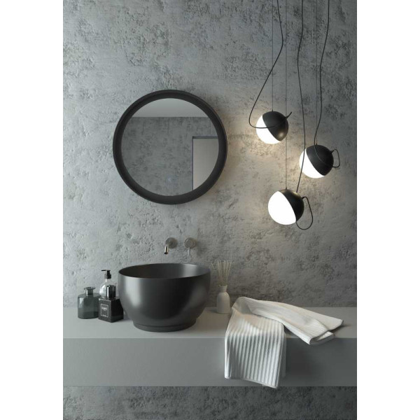 Зеркало с подсветкой Континент Planet black Led D 600 с бесконтактным сенсором (ЗЛП623) Зеркало с подсветкой Континент Planet black Led D 600 с бесконтактным сенсором (ЗЛП623)