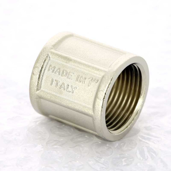 Муфта 3/4" Tiemme (никель) (1500150 / 1550N000505) Муфта 3/4" Tiemme (никель) (1500150 / 1550N000505)