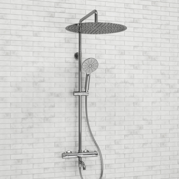 Душевая система WasserKRAFT хром (A188.117.127.010.CH Thermo)