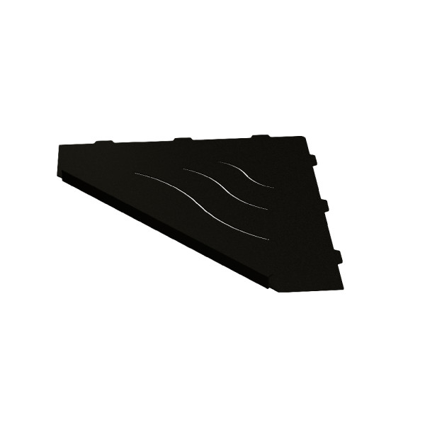 Полка в ванную комнату RGW MT-13B черная (49279913-04)