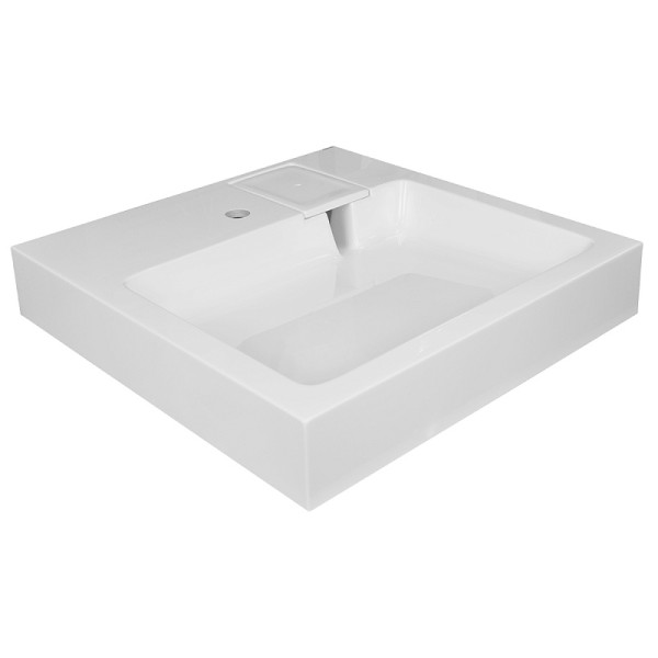 Раковина над стиральной машиной Azario 60x60x100 с сифоном белая (CS00086608)