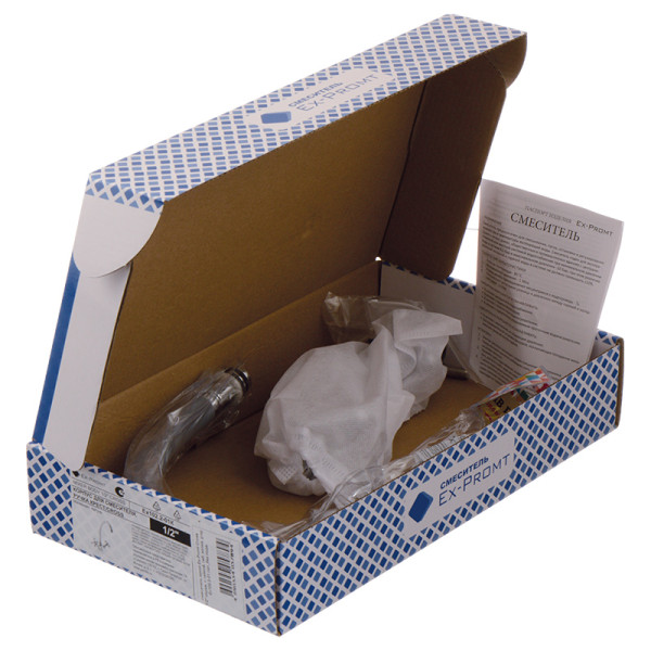 Смеситель для кухни Ex-promt Cross с гибким изливом, хром (Ex102.2-01 gray) Смеситель для кухни Ex-promt Cross с гибким изливом, хром (Ex102.2-01 gray)