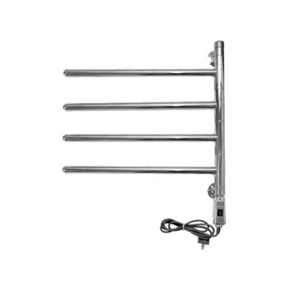 Полотенцесушитель электрический INDIGO Strela 505*521 серебристый (STE52-60) Полотенцесушитель электрический INDIGO Strela 505*521 серебристый (STE52-60)