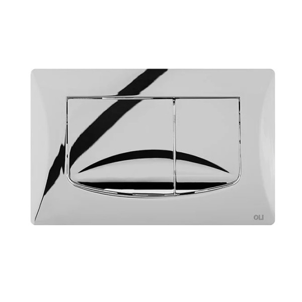 Инсталляция для подвесного унитаза Oli 80 ECO с сиденьем микролифт, с клавишей River Della хром глянцевый (310200100024+310200700005(310200700038))