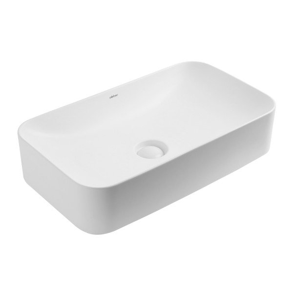 Раковина накладная Abber Rechteck 605x350 белый матовый (AC2204MW) Раковина накладная Abber Rechteck 605x350 белый матовый (AC2204MW)