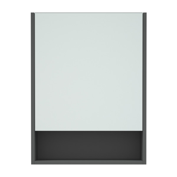 Шкаф зеркальный Melodia Универсал 500х150х700 распашная дверь графит (MFR80048GT) Шкаф зеркальный Melodia Универсал 500х150х700 распашная дверь графит (MFR80048GT)