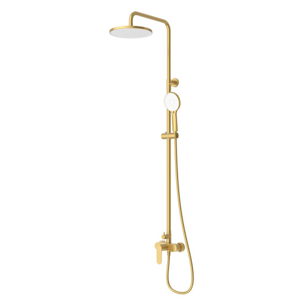 Душевая система Cezares Stylus брашированное золото (STYLUS-CD-BORO)