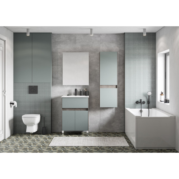 Тумба напольная Aquaton Форест 584x455x733 сумеречный голубой (1.A278.2.01F.R9C.0)