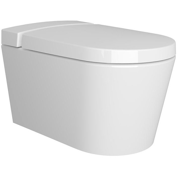 Унитаз подвесной VitrA Nest c функцией биде, cсмесителем, с бачком VitrA Fresh, c сиденьем микролифт (5176B003-6233) Унитаз подвесной VitrA Nest c функцией биде, cсмесителем, с бачком VitrA Fresh, c сиденьем микролифт (5176B003-6233)