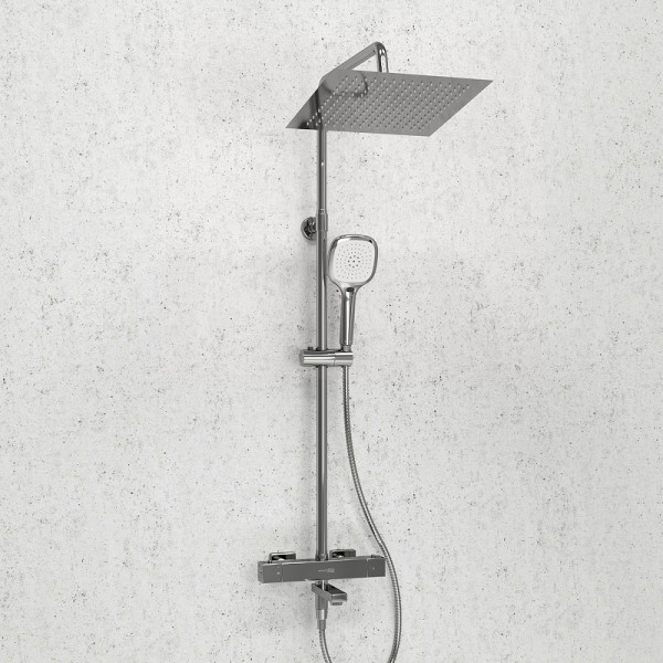Душевая система WasserKRAFT хром (A199.118.065.010.CH Thermo)