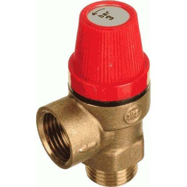 Клапан предохранительный 1/2"ВН TeRma 3 бар (34004) Клапан предохранительный 1/2"ВН TeRma 3 бар (34004)