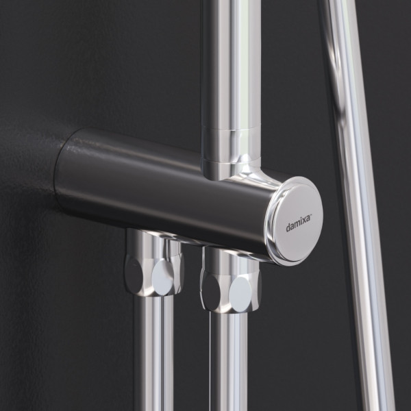 Душевой гарнитур Damixa Apollo верх.душ 235 мм, ручн.душ 3 ф-ции 125x215 мманга 1050-1450 мм, хром (947000000)