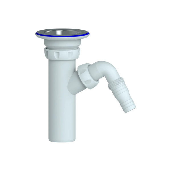 Выпуск для мойки Unicorn 1 1/4"x32 мм. с отводом для подключения бытовой техники (с винтом 6*85 мм) (МЕ140V)