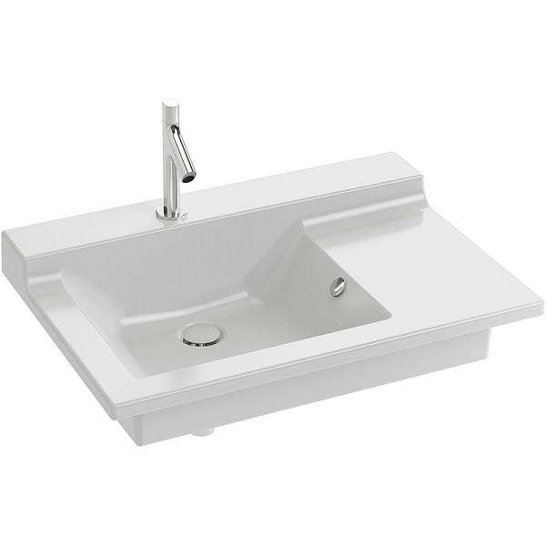 Раковина накладная Jacob Delafon Soprano 80x54 белая (EXL122-00)