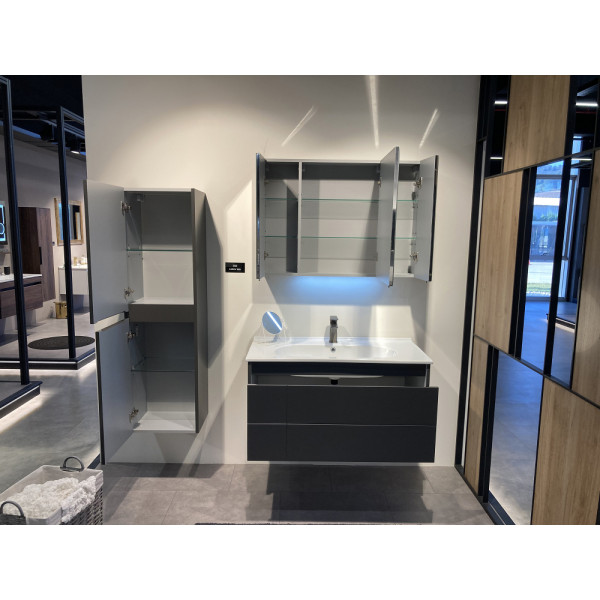 Пенал подвесной Orka Likya 400x320x1380 антрацит матовый (3001084) Пенал подвесной Orka Likya 400x320x1380 антрацит матовый (3001084)