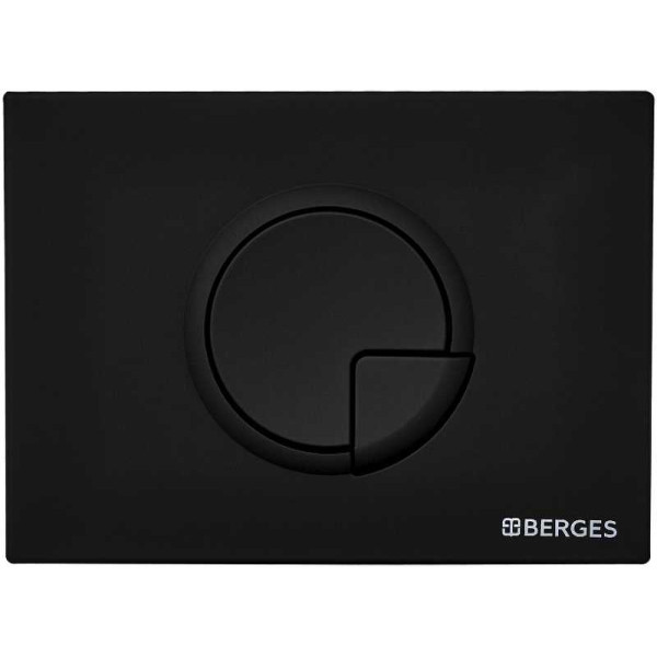 Инсталляция для подвесного унитаза Berges NOVUM R5 с клавишей (040225) черная Инсталляция для подвесного унитаза Berges NOVUM R5 с клавишей (040225) черная